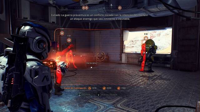 Mass Effect Andromeda Juegos mentales - Escanear a las personas