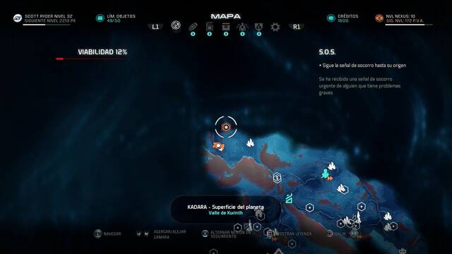 Mass Effect Andromeda S.O.S. - Zona de inicio