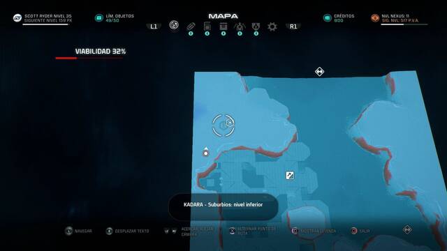 Mass Effect Andromeda La fiebre de la baritina - Zona de inicio