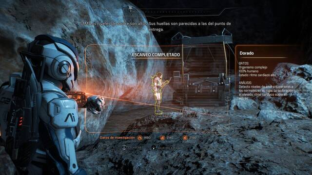 Mass Effect Andromeda La base del colectivo - Escanear a los sospechosos