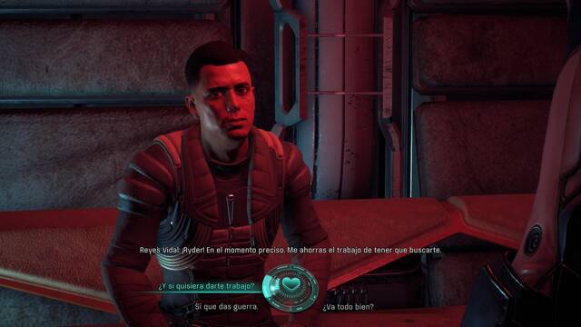 Mass Effect Andromeda Carga valiosa - Flirtear con Reyes