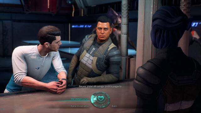 Mass Effect Andromeda Carga valiosa - Flirtear con Reyes