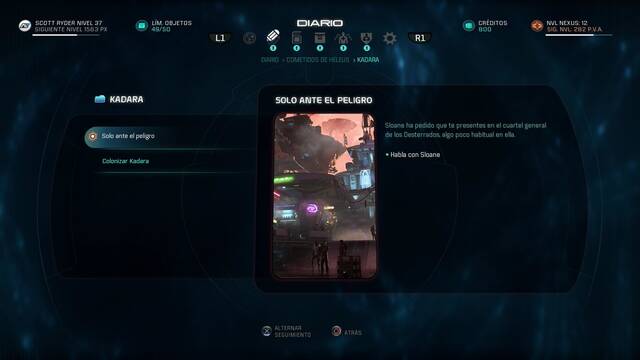 Mass Effect Andromeda Solo ante el peligro - Inicio de misión