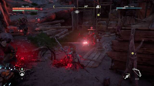 Horizon: Zero Dawn El rastro de la cacique - Acabar con los enemigos