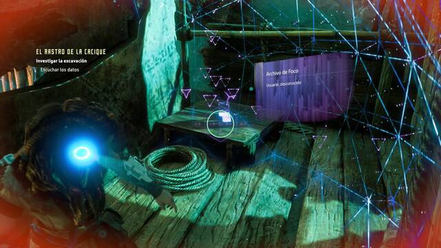 Horizon: Zero Dawn El rastro de la cacique - Escuchar los datos