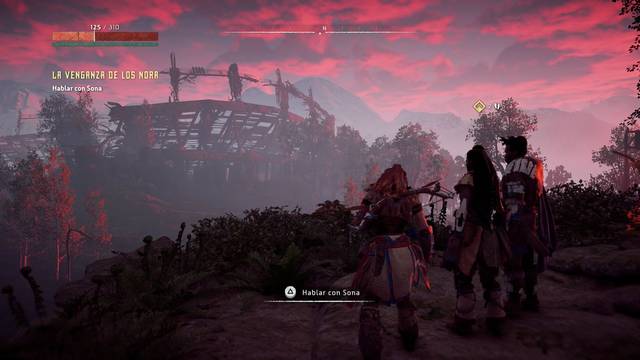 Horizon: Zero Dawn La venganza de los Nora - Hablar con Sona