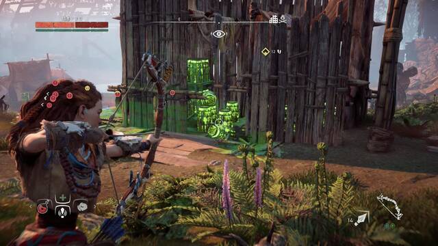 Horizon: Zero Dawn La venganza de los Nora - Barriles de Lumbre