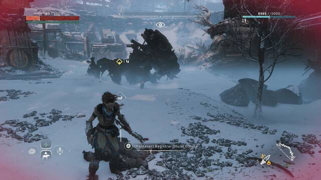 Horizon: Zero Dawn Fin del creador - Registrar el cadver del oficial Eclipse