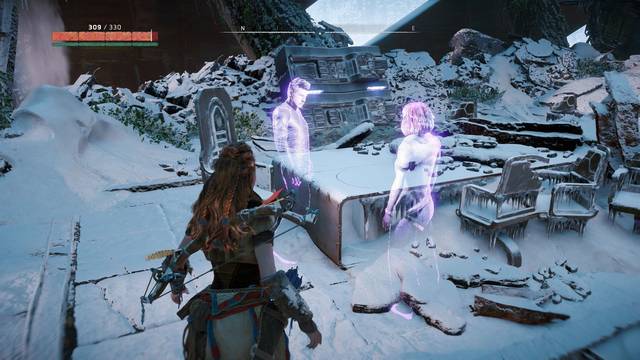 Horizon: Zero Dawn Fin del creador - Hologramas