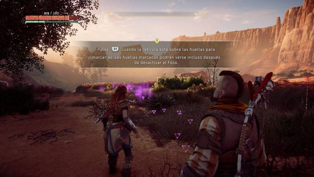 Horizon: Zero Dawn El campo de los caídos - Seguir el rastro