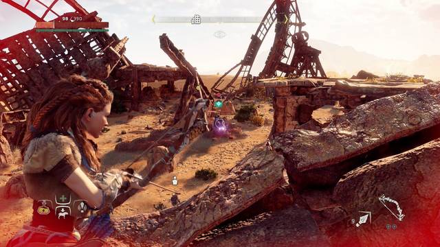 Horizon: Zero Dawn El campo de los caídos - Oleadas de enemigos