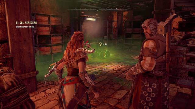 Horizon: Zero Dawn El sol perecer - Examinar la bomba