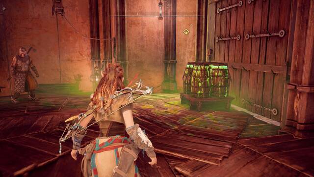 Horizon: Zero Dawn El sol perecer - Examinar la palanca