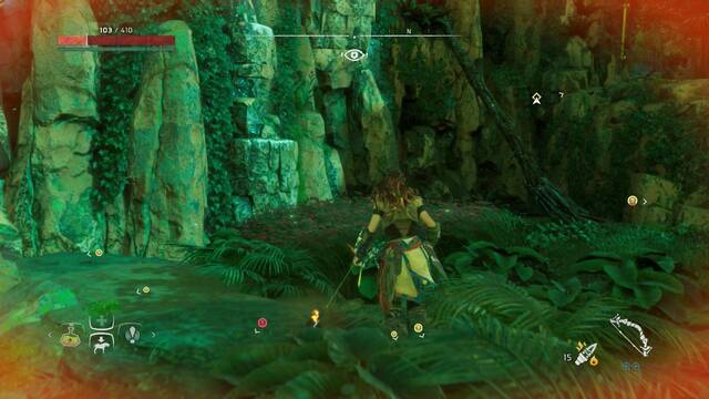 Horizon: Zero Dawn La maldicin de la oscuridad - Pared de escalada