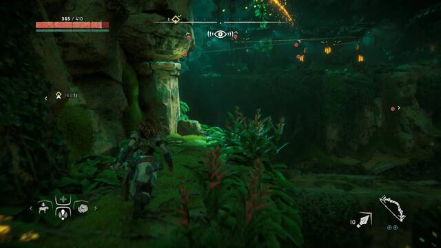 Horizon: Zero Dawn La maldicin de la oscuridad - Escapa corriendo