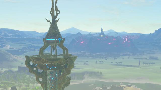 Zelda Breath of the Wild Dirígete al lugar indicado - Castillo y Ganon