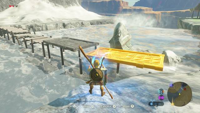 Zelda Breath of the Wild Santuario de Soukeh - Crear puente