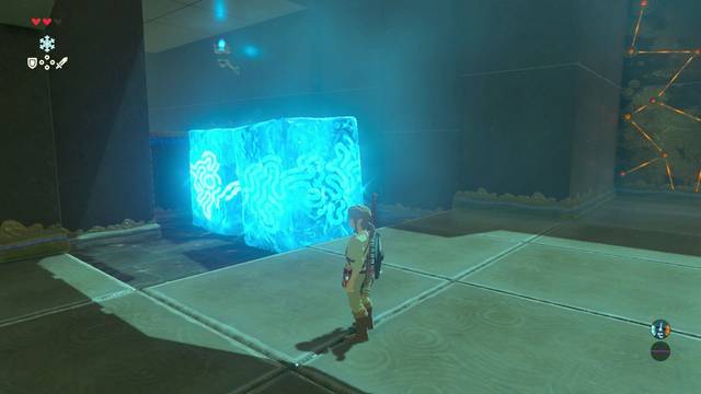 Zelda Breath of the Wild Santuario de Soukeh - Crear bloques de hielo