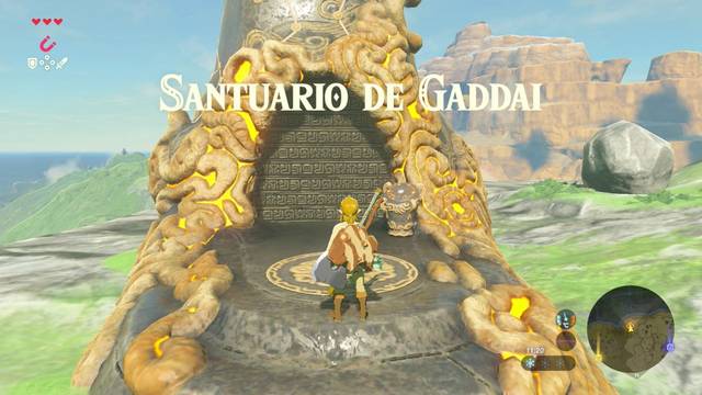 Zelda Breath of the Wild Santuario de Gaddai