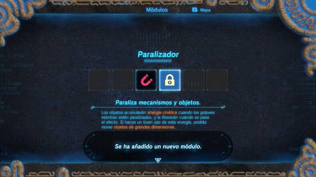 Zelda Breath of the Wild Santuario de Gaddai - Mdulo paralizador
