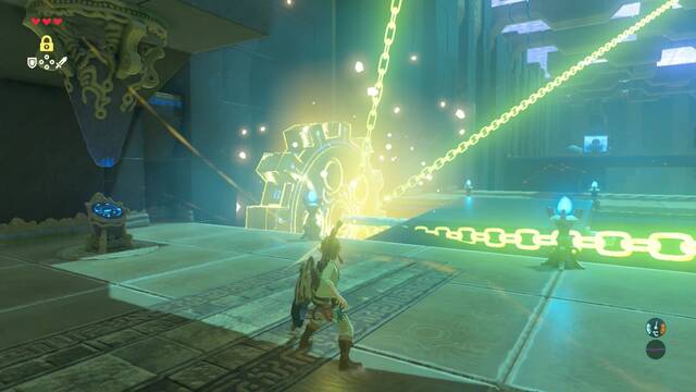 Zelda Breath of the Wild Santuario de Gaddai - Parar rueda