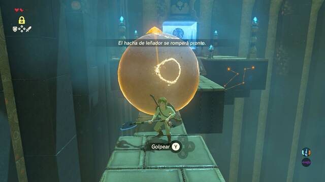 Zelda Breath of the Wild Santuario de Gaddai - Mover roca