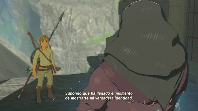 Zelda Breath of the Wild Más allá de la meseta - Anciano