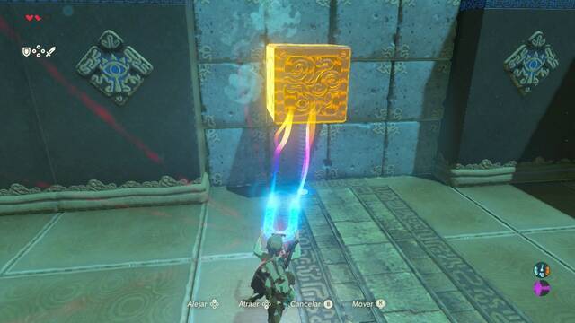 Zelda Breath of the Wild Más allá de la meseta - Mover cubo