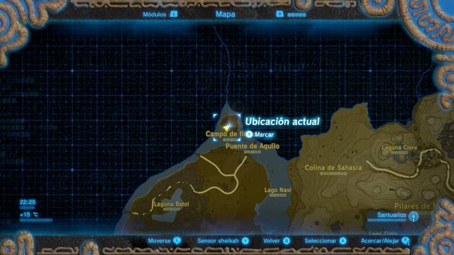 Zelda Breath of the Wild No pises las flores - Localizacin