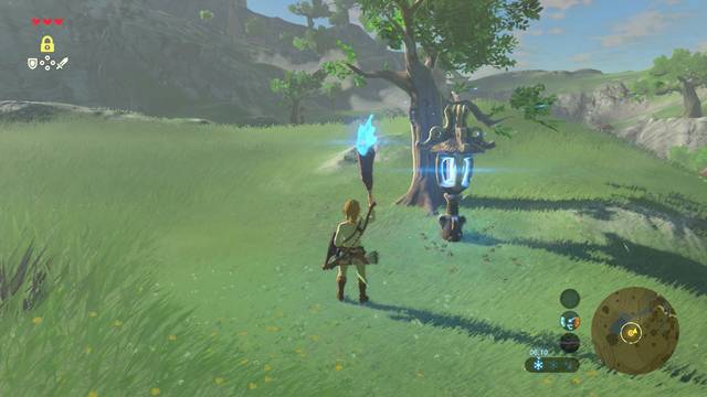 Zelda Breath of the Wild Los recuerdos perdidos - Transportar la llama