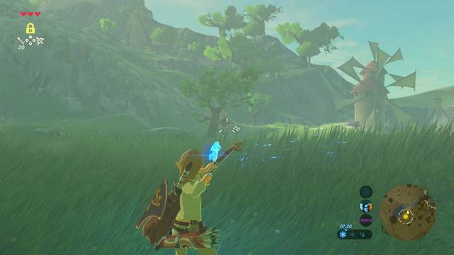 Zelda Breath of the Wild Los recuerdos perdidos - Transportar la llama 2