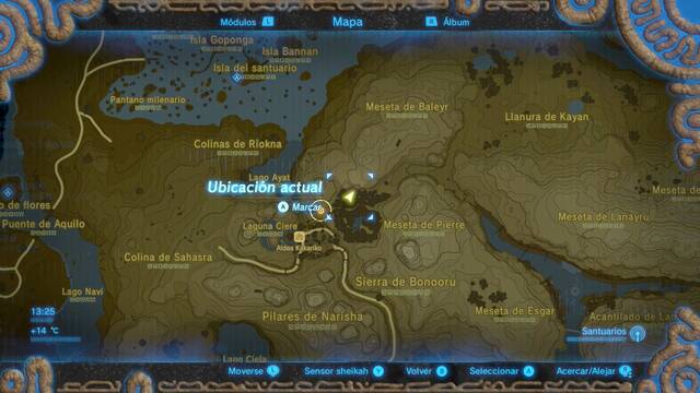 Zelda Breath of the Wild La fuente de la gran hada - Área de la fuente de la gran hada