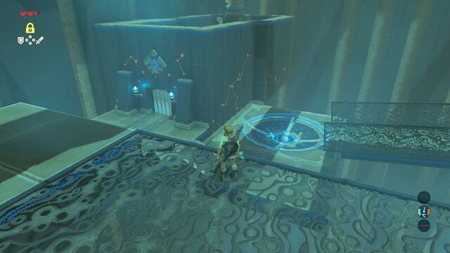 Zelda Breath of the Wild Santuario de Myam - Zona del altar