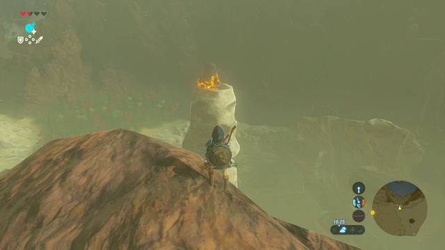 Zelda Breath of the Wild El ojo izquierdo - Santuario