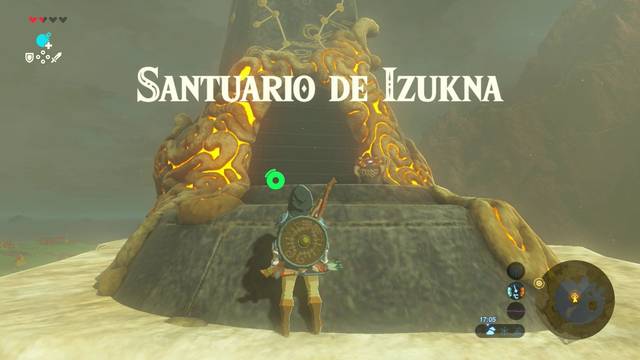 Zelda Breath of the Wild El ojo izquierdo - Santuario de Izukna