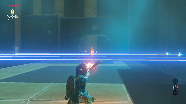 Zelda Breath of the Wild Santuario de Issuk - Disparar al cristal