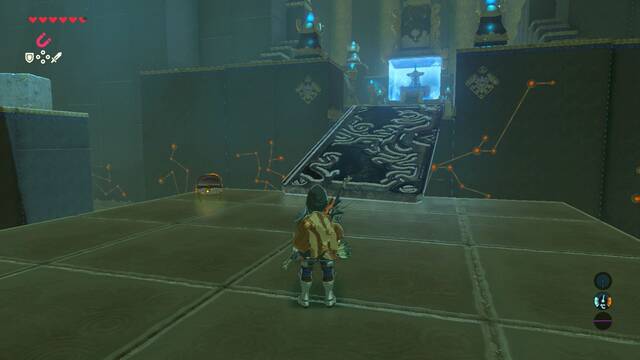 Zelda Breath of the Wild Santuario de Kaoma - Cofre y puente final
