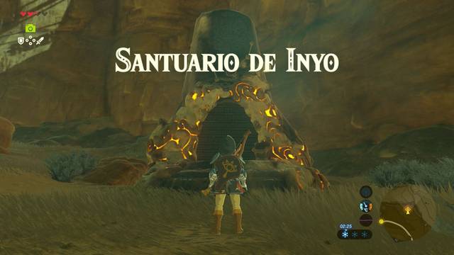 Zelda Breath of the Wild Santuario de Inyo