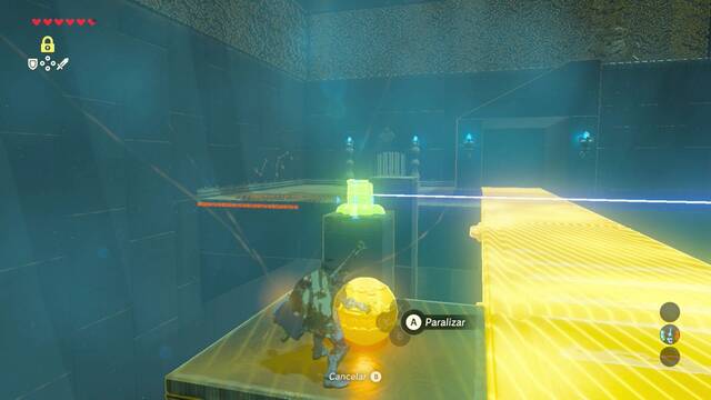 Zelda Breath of the Wild Santuario de Inyo - Paralizar láser