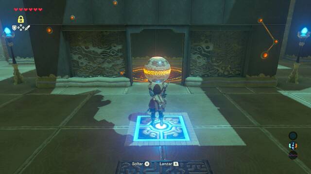 Zelda Breath of the Wild Santuario de Kibaza - Segundo agujero