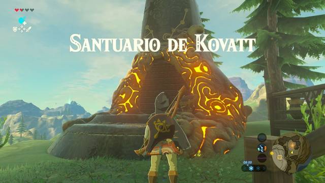 Zelda Breath of the Wild Santuario de Kovatt