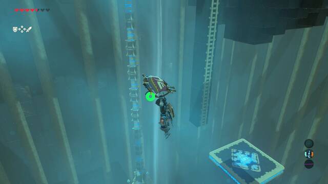 Zelda Breath of the Wild Santuario de Shaua - Escalera