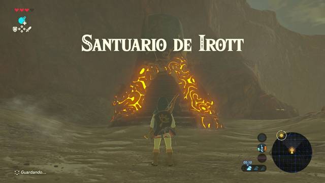 Zelda Breath of the Wild Santuario de Irott
