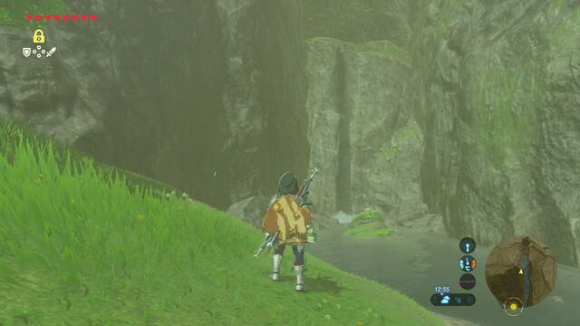 Zelda Breath of the Wild El tesoro de Nambod - Catarata