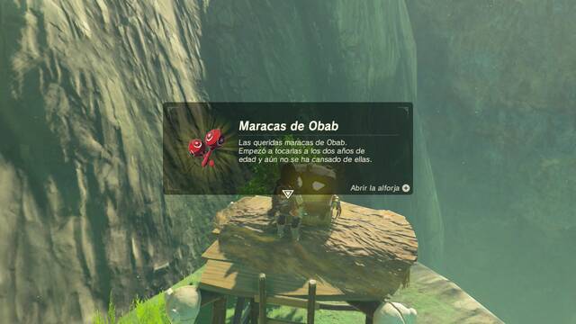 Zelda Breath of the Wild Las maracas de Obab - Maracas de Obab