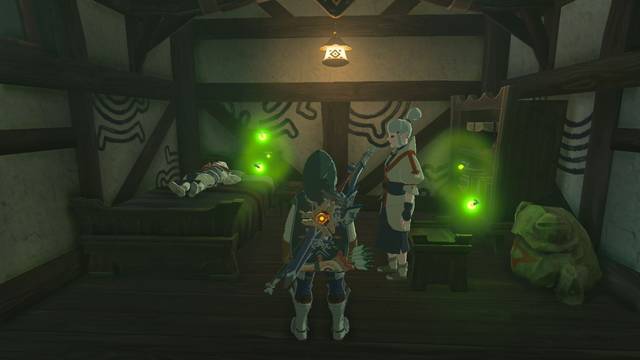 Zelda Breath of the Wild A la luz de las luciérnagas - Soltar las luciérnagas
