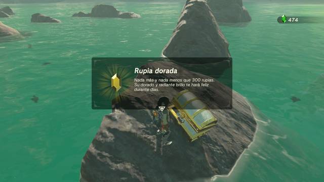 Zelda Breath of the Wild El tesoro del héroe - Rupia dorada