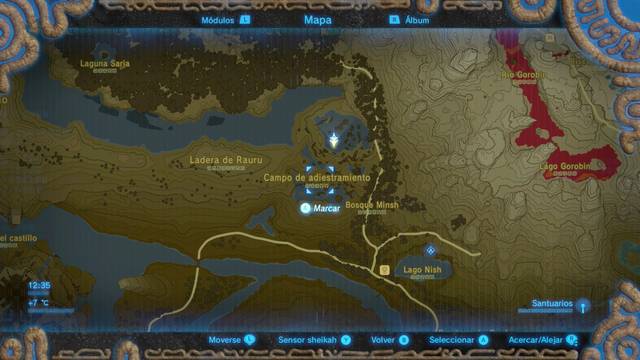 Zelda Breath of the Wild El joven entusiasta - Cetro de fuego