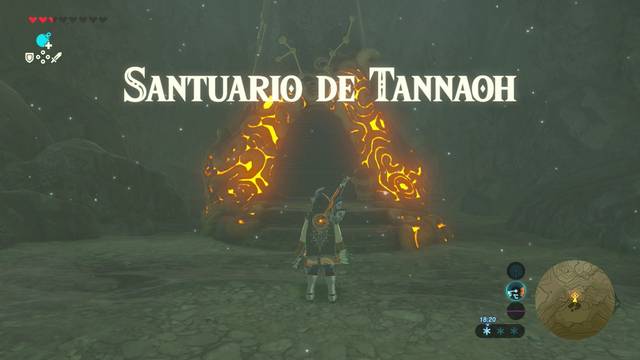 Zelda Breath of the Wild Santuario de Tannaoh