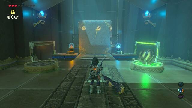 Zelda Breath of the Wild Santuario de Heik - Golpear la piedra